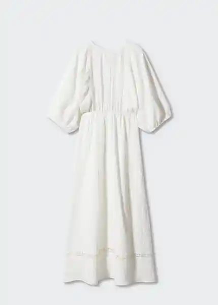 Vestido Spirit Blanco Talla M Mujer Mango