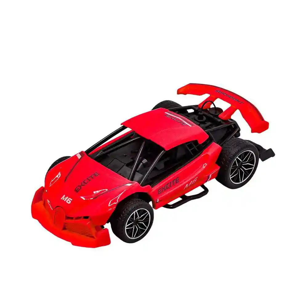 Toy Logic Carro Radio Control Smoking Road Rojo