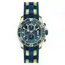 Invicta Reloj Hombre Azul Dorado Inv22431