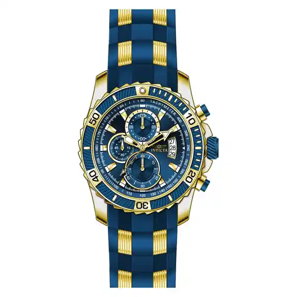 Invicta Reloj Hombre Azul Dorado Inv22431