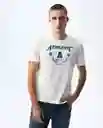 Camiseta Hombre Blanco Talla L 841G001_BLA110601 Americanino