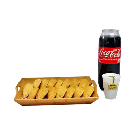 Combo Familiar de Maíz con Coca-Cola Original 3L.