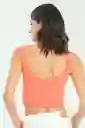 Top Lawren Color Naranja Persian Talla XS Ragged