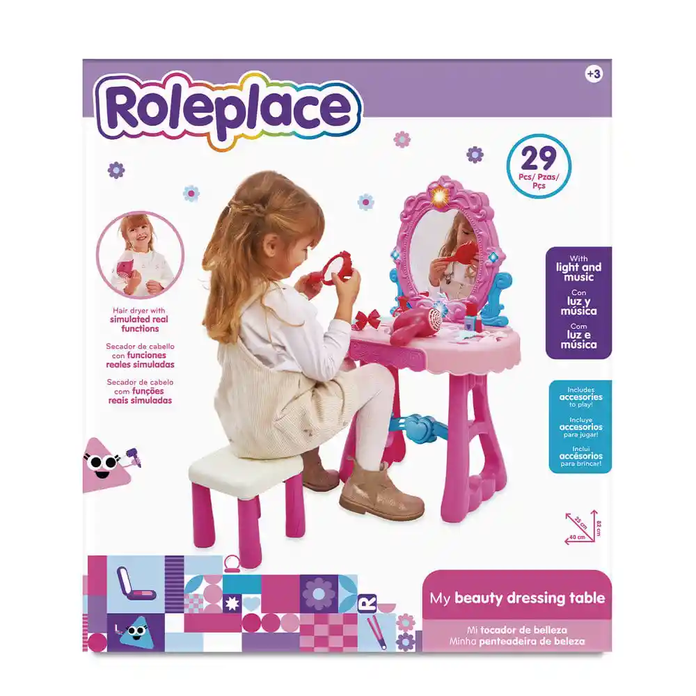 Ropleplace Mesa Belleza C/luz y Sonido
