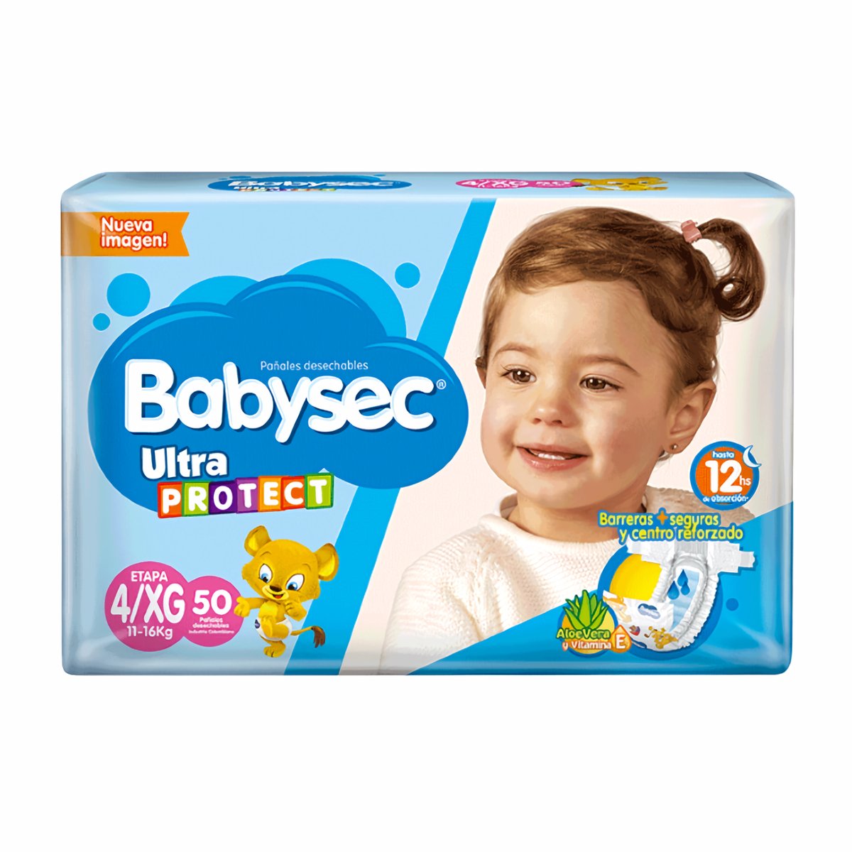 Babysec Pañales Desechables Ultra Protect Talla XG / 4 Pack x50 50 und