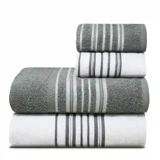 Setx4 2/40x60+2/65x130 en 350gm Gris
