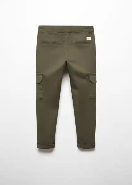 Pantalón Cargo Khaki Talla 07 Niños Mango