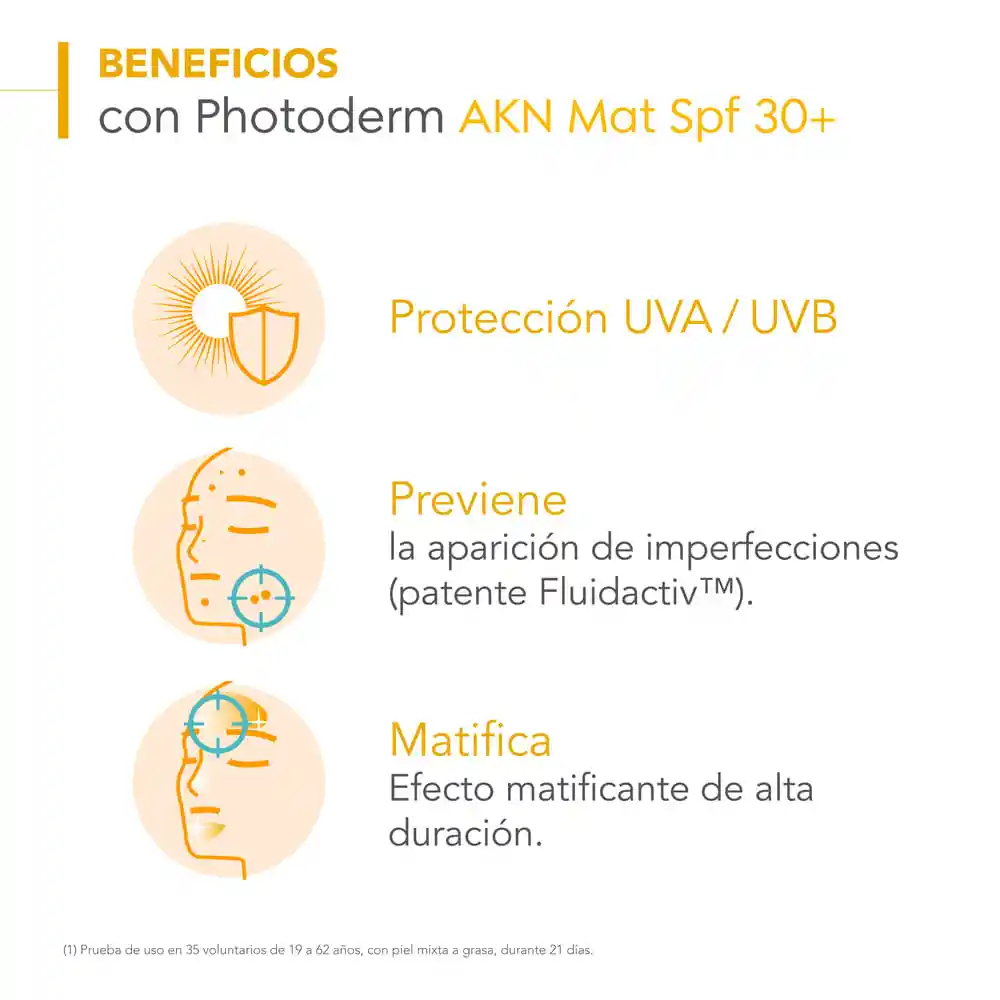 Bioderma-Photoderm Akn Mat Fluido Correctivo Matificante Spf30