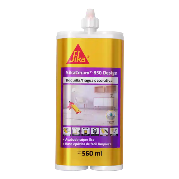 Sika SikaCeram-850 Boquilla Decorativa Design Interior Negro