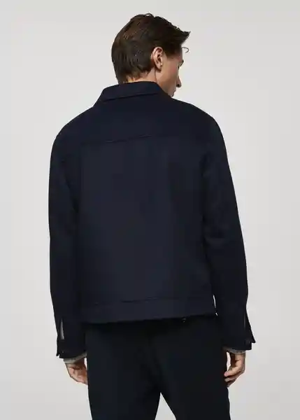 Chaqueta Gael Navy Talla S Hombre Mango