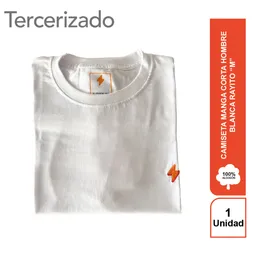 Rayito Camiseta Hombre Blanca M