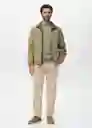 Chaqueta Nada Beige Talla M Hombre Mango