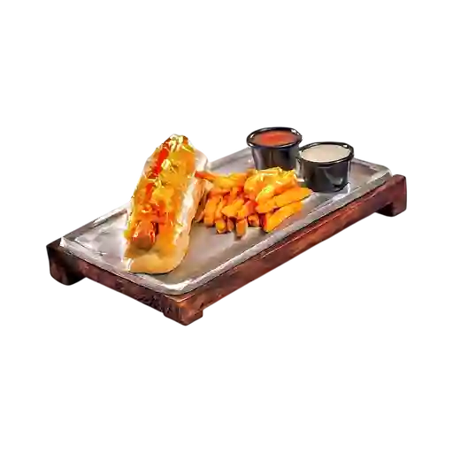 Perro Americano con Papas