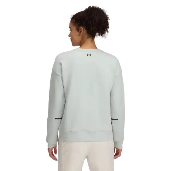 Under Armour Buzo Hoodie Toppable Flc Crew Lifestyle Verde LG