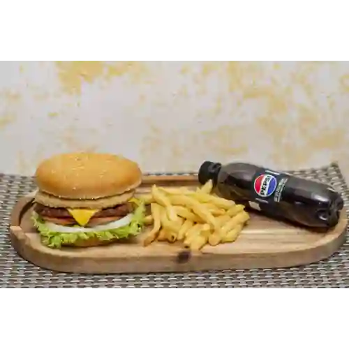 Combo Hamburguesa Mixta