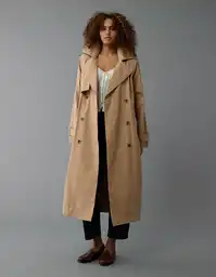 Chaqueta Mujer Café Talla: MEDIUM 3539200 American Eagle