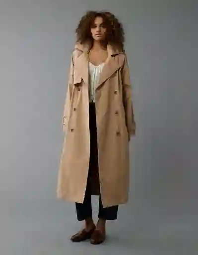 Chaqueta Mujer Café Talla: MEDIUM 3539200 American Eagle