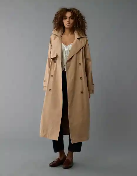 Chaqueta Mujer Café Talla: MEDIUM 3539200 American Eagle
