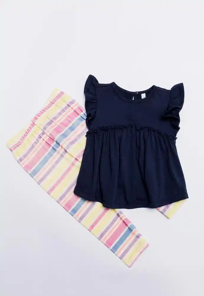 Conjunto Largo 9/12meses-navy
