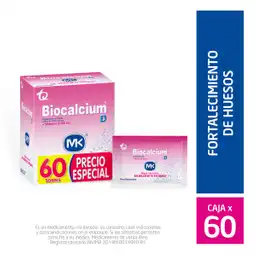 Biocalcium Efervescente a Base de Calcio y Vitamina D