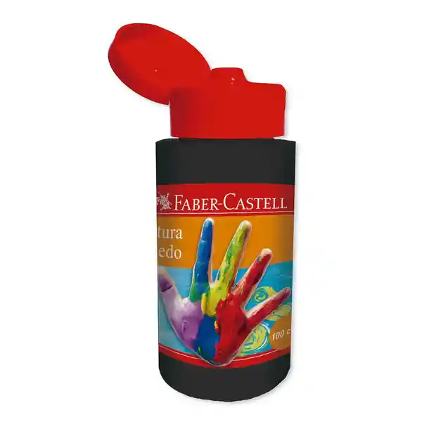   Faber Castell  Pintura De Dedo Negro Pinn 