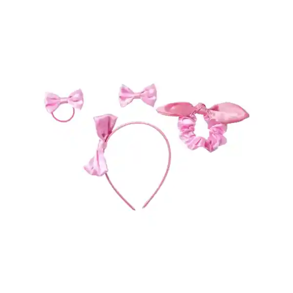 Set Infantil Diadema y Pasadores Cabello Mis Pastelitos Miniso
