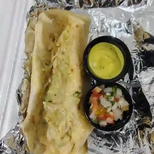 3 Tacos Pollos Desmechado y Pico Gallo