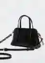 Bolso P Ona Negro Talla 99 Mujer Mango