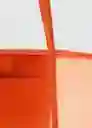 Bolso M Dalsi Naranja Talla 99 Mujer Mango