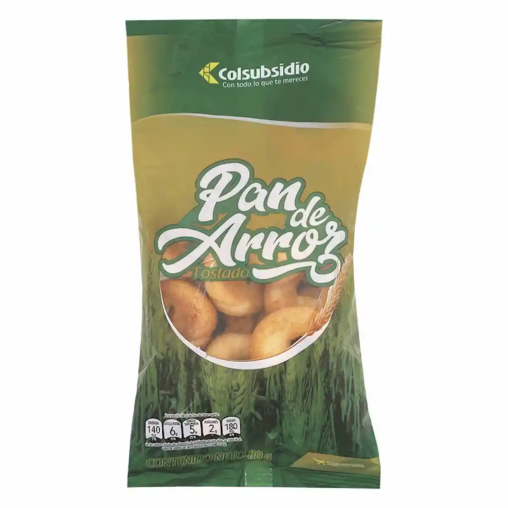 Pan Colsubsidio De Arroz