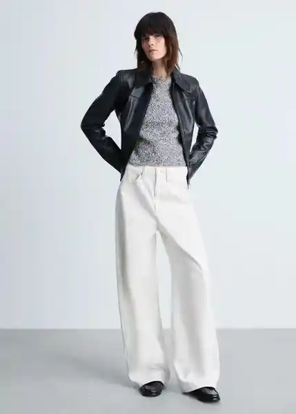 Buzo Jersey Rúcula Gris Medio Vigoré Talla S Mujer Mango