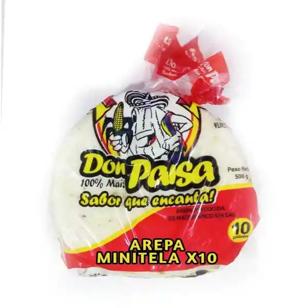 Don Paisa Arepa Mini Tela