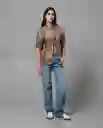 Camisa Mujer Beige S 213G025_BEI161010 Rifle