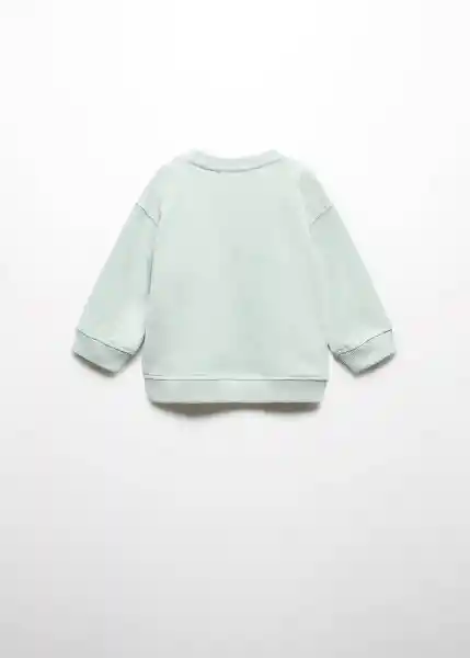 Sudadera Pompom Verde Pastel Talla 71 Niñas Mango