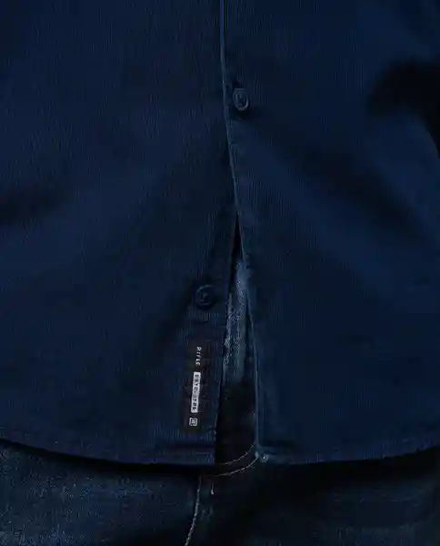 Camisa Hombre Azul Talla L 111G006 Rifle