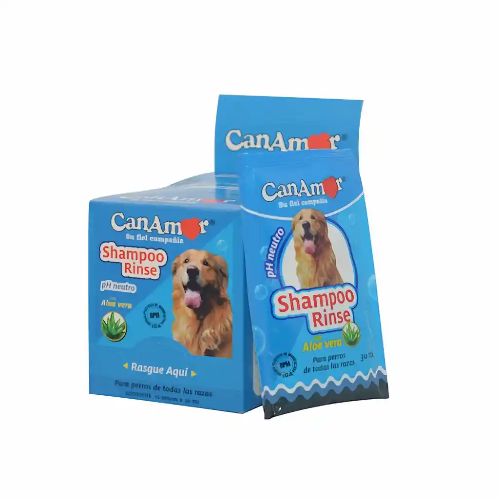 Canamor Shampoo Rinse Caja x 12