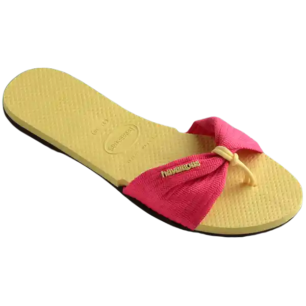 Sandalias Tropez Basic Amarillo Limón T. 40 4146086 Havaianas