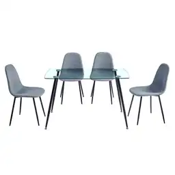 Comedor 4 Sillas 75x120x70 Cm Oliver M+design