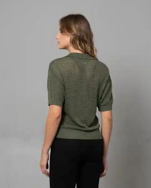 Camiseta Mujer Verde XL 201G102_VER195621 Rifle