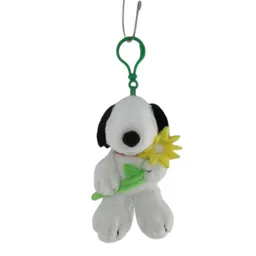 Llavero Colgante de Peluche Con Girasol Serie Snoopy 5" Miniso