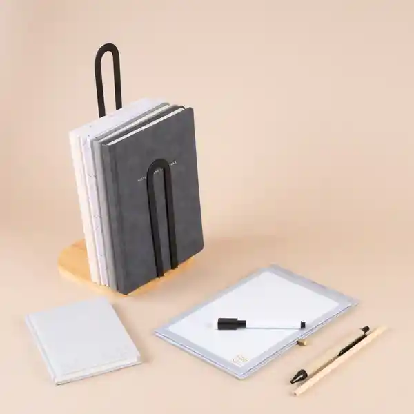 Cuaderno Serie Silver Gray Miniso