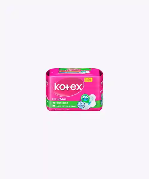 Kotex Toallas Sanitarias Normal Con Alas
