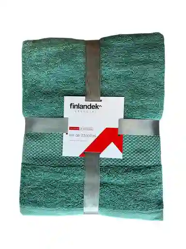 Setx2 Pzas Toalla Baño Finlandek Toacotton8