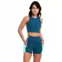 Leggings Corto Huli Dark Teal Mujer Talla M Speedo
