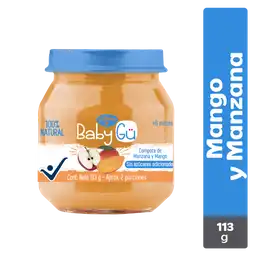 Baby Gu Compota de Manzana y Mango