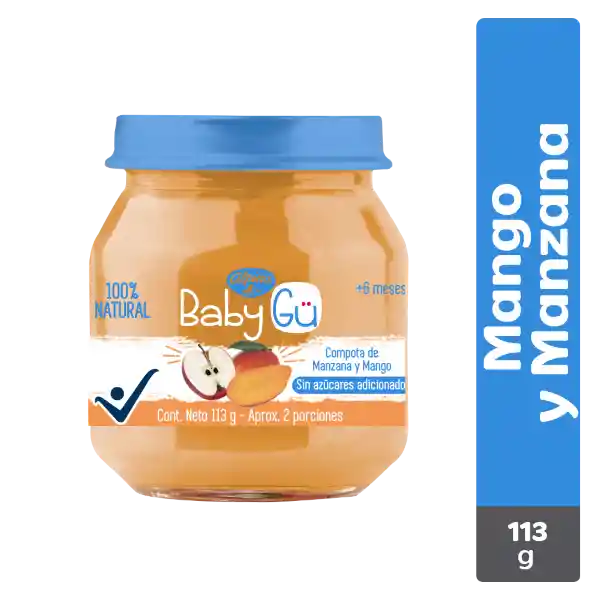 Baby Gu Compota de Manzana y Mango