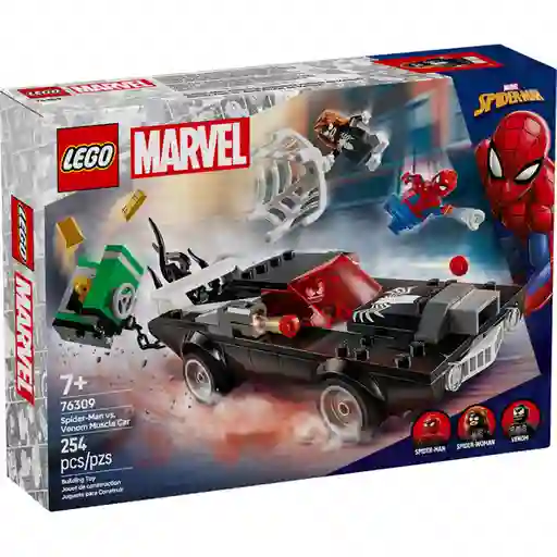 Set Construcción Spider-Man vs. Coche Brutal de Venom Lego