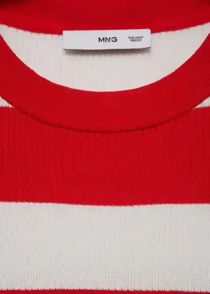 Jersey Gabi Rojo Talla XS Mujer Mango