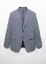 Blazer Americana Verner Azul Talla 52 Hombre Mango