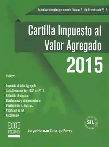 Cartilla Impuesto Al Valor Agregado 2015